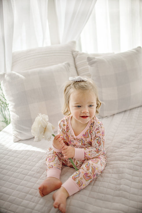 pink-unicorn-two-piece-bamboo-pajama-set Boosh Baby - Sophia's Style-5